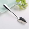 Silver Fruit Grapefruit Spoon Long Handle Stainless Steel 15.5 cm