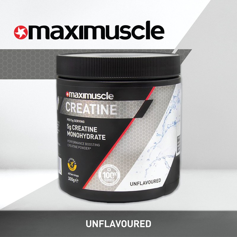Maximuscle Creatine | Performance Boosting Creatine Monohydrate Powder | Unflavoured,