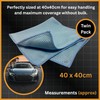 Tek Automotive Twin Pack Diamond Weave Microfibre Cloths – 40x40cm