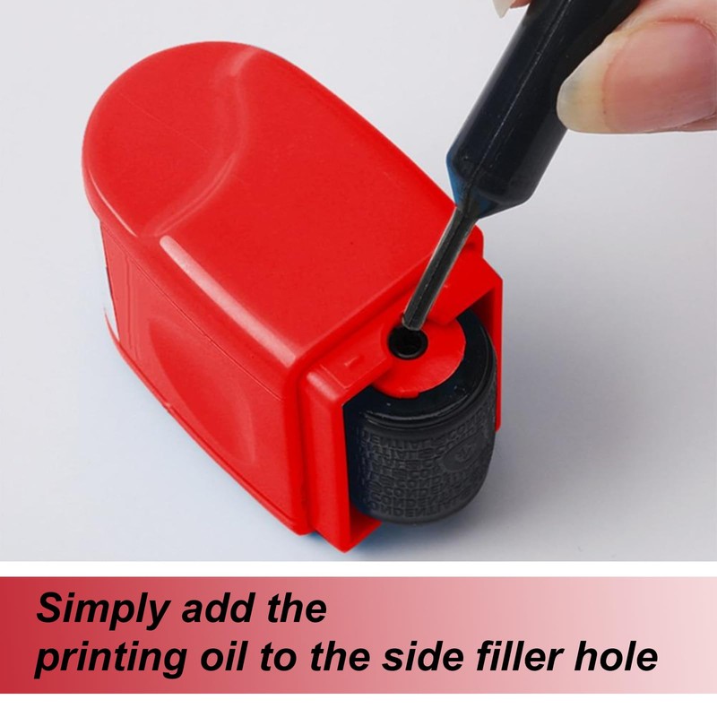 ASIRYVA 12Pcs Ink Refills for Address Blocker Stamp, Ink Refill