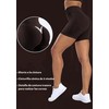 MONAS Pantalones Cortos de Entrenamiento para Mujer, 3.5 Pulgadas, sin