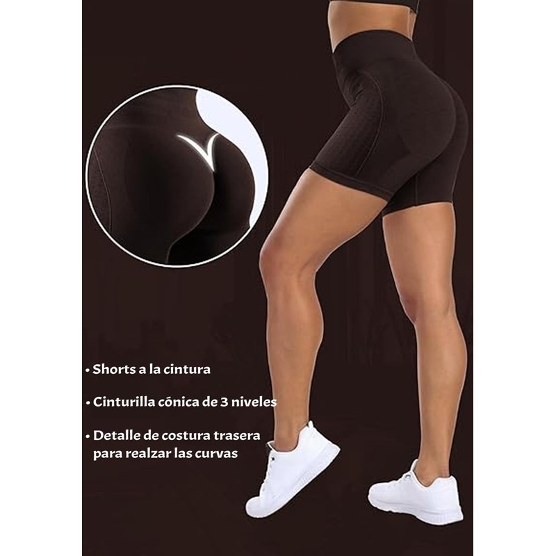 MONAS Pantalones Cortos de Entrenamiento para Mujer, 3.5 Pulgadas, sin