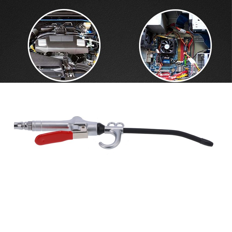 Dust Blow Gun Long Nozzle High Pressure Scrap Cleaning Tool