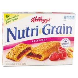 Nutri-Grain Cereal Bars, Raspberry, Indv Wrapped 1.3oz Bar, 16/Box, Sold as 1 Box