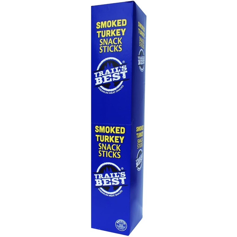 Trail’s Best 1.2oz Smoked Turkey Snack Sticks - 24-ct Box