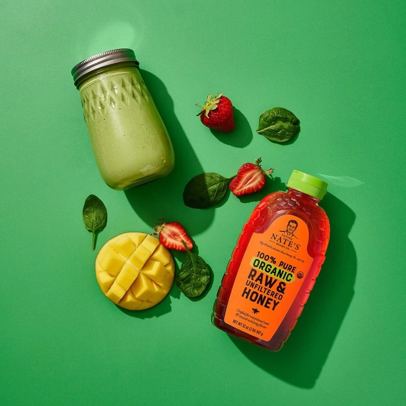 Nature Nate'S 100% Pure Raw And Unfiltered Organic Honey 32