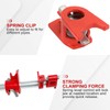 FLKQC 3/4" Wood Gluing Pipe Clamp Set with Unique Foot