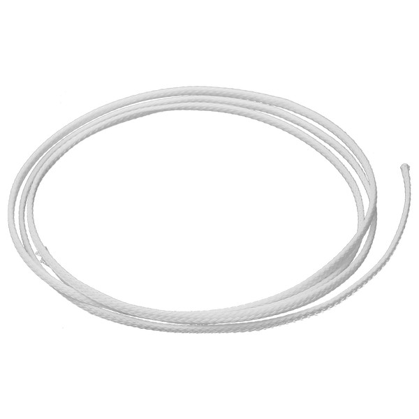 Othmro Cable Management Sleeve, 1m White Cable Tidy Sleeve, Diameter 3mm, Cord Protector, Braided Cable Organizers for Office Cord, Insulation Protection, 1 Pc