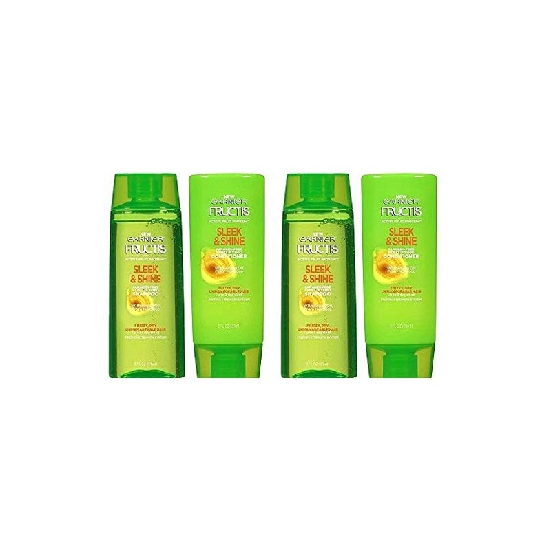 Garnier Fructis Sleek & Shine 2 Shampoo + 2 Acondicionador