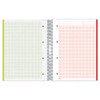 DOHE - A4 Notebook Squared Spiral Bound 100 Sheets 90gsm