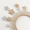Yheahin Glitter Star Headband Birthday Party Hair Band with Sequins