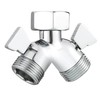 Tecmolog DSF017A 2-Way Tap Distributor 3/4 Inch Brass Y Distributor