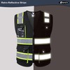JKSafety Hi Vis Reflective Safety Vests for Men Women High