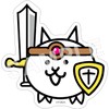 Nyanko Dai Shoten Original Sticker Set Battle Cat War