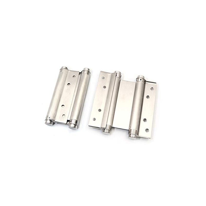 Pair of 6" Stainless Steel Cafe Saloon Door Swing Self