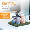 Boon Lawn Countertop Baby Bottle Drying Rack with Antimicrobial Tray