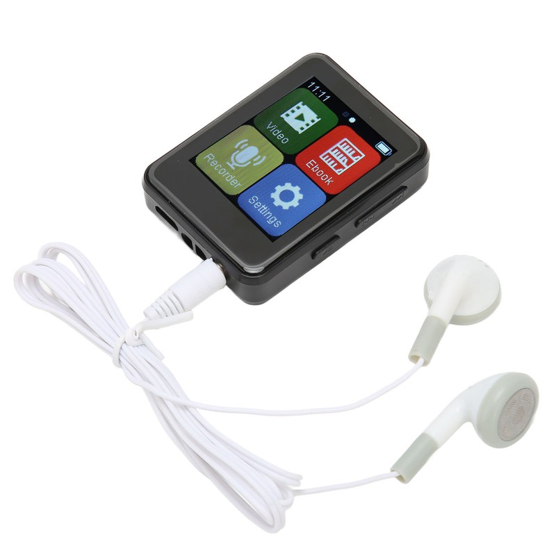MP3 Player Bluetooth 5.0 Intelligent HD Noise Reduction FM Radio