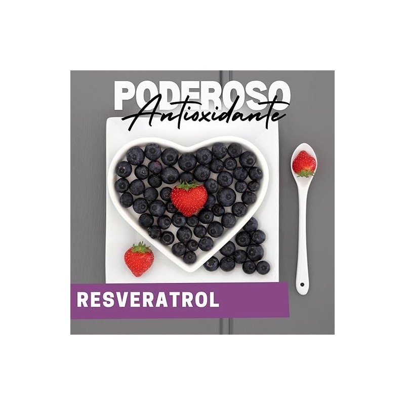 Naima Resveratrol Semilla Uva 100 Cápsulas Suplemento Alimenticio Puro Ingredientes