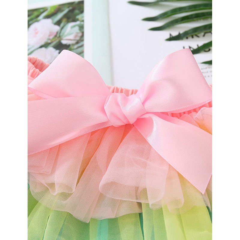 Juego de funda de pañal de tul y diadema para