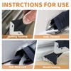 23-Piece Caulking Tool Kit – 3-in-1 Silicone Caulk Remover, Grout
