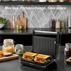 MUBENLIFE,Small Size, Mini Size Panini Press,Sandwich Press,Pnini Grill,Perfect for Grilling