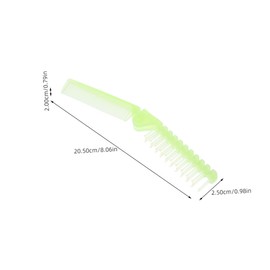 Mikinona Travel Hair Brush Set Mini Brush Soft Paddle Folding Design Anti-static for Daily Use