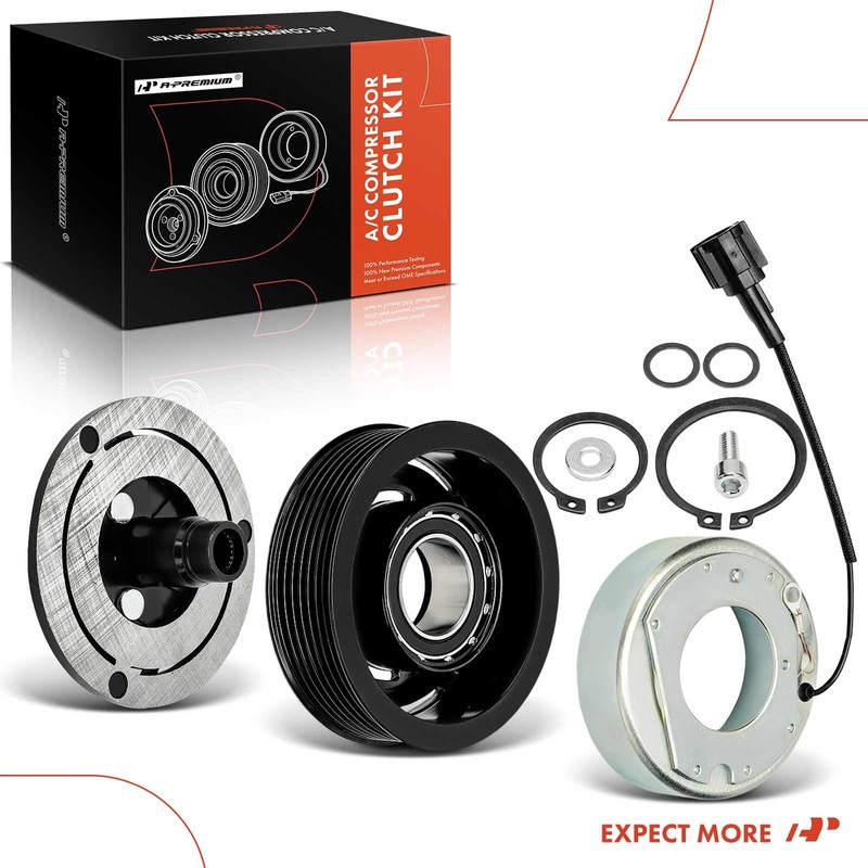 A-Premium Air Conditioner AC Compressor Clutch Kit Compatible with Nissan