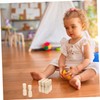 Gadpiparty 20pcs Wooden Peg Dolls with Hat Design DIY Painting