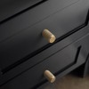 Goo-Ki 6 Pack Champagne Bronze Knurled Cabinet Knobs – Textured
