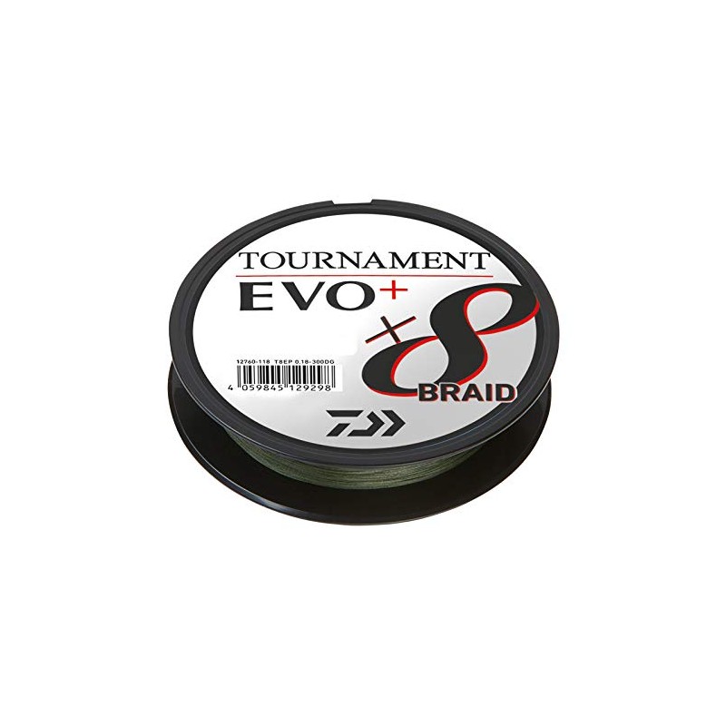 Daiwa Tournament X8 Braid EVO+ 0.18 mm 270 m DG
