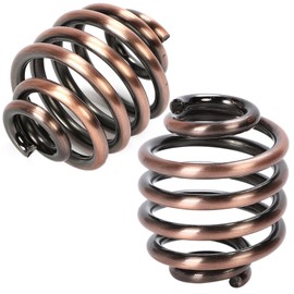 calm wish Motorcycle Spring Solo Single Seat Motorcycle Bracket Vintage Harley Saddle Impact Absorption Bronze 2pcs Universal