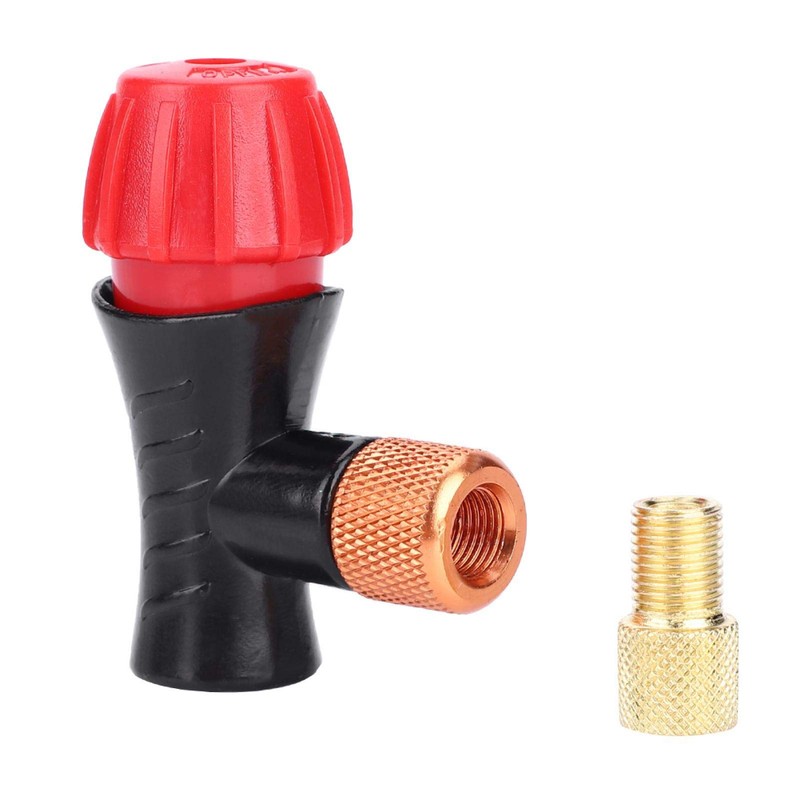 SUNGOOYUE Bicycle CO2 Inflator, Adjustable Bicycle Tyre Pump, Compatible with
