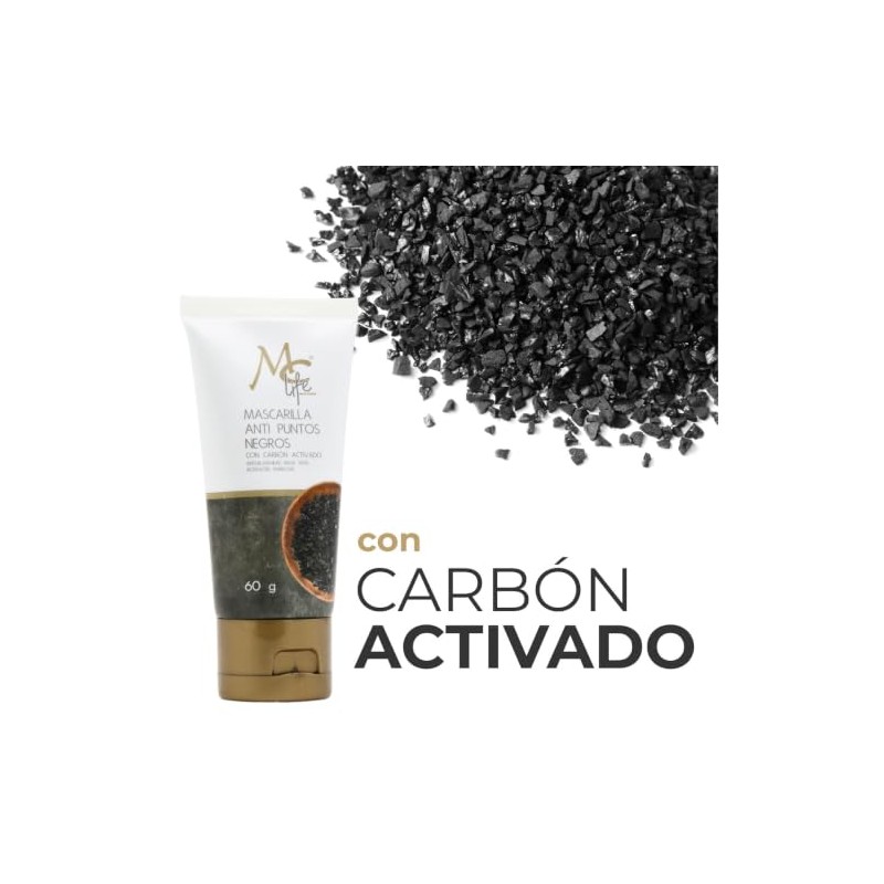 Mc Life Mascarilla Anti Puntos Negros Peel Off 60g, Carbón