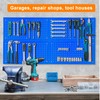 Metal Pegboard Panels 24" x 12" 4 Pack Heavy Duty