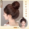 RENLIGUOJI 和風シニヨンキャップ お団子 ウィッグ 和装シニヨン 部分 人毛100% 和装ウィッグ つけ毛 ウイッグおだんご