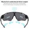 TRHDFW Polarised UV Cycling Sunglasses For Men and Women, Running