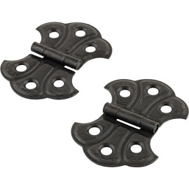 Oil Rubbed Bronze Butterfly Hinge | Pack of 20 | Cabinet, Cupboard Door, Box Furniture Hardware | UA-262-HOB (10)