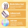 Pack of 14 children's hair strands, colourful hair strands, children's