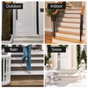 Clear Non Slip Stair Treads, 4” x 30” (15 Pack),