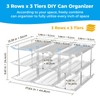 BingoHive Stackable 3 Tiers Can Organizer Pantry, Canned Food Holder