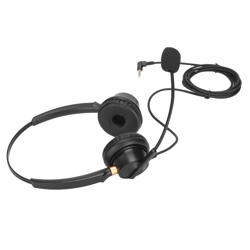 H600D‑2.5 Telephone Headset Call Center Noise Cancelling Corded Binaural Customer