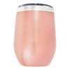 VASO TÉRMICO STEMLESS WINE ROSA ORO acero inoxidable, marca ICE