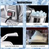 Commercial Ice Crusher Machine, 350W, 661 LBS/H, Ice Shaver Maker