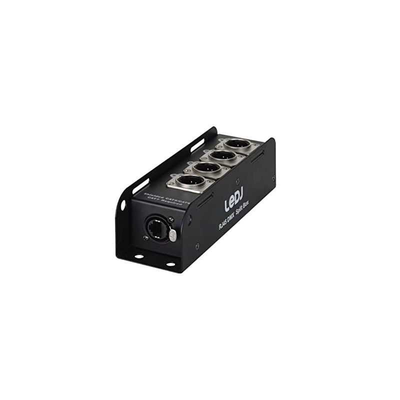 LEDJ EtherCON to DMX Multicore Adaptor 5-Pin Male XLR Plugs