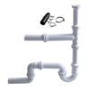 G1-1/2'' PP Material Double Sink Waste Drain Pipe Kit Assembly