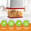 Spring Chef Professional Red 10" Parmesan Cheese Grater With Container,