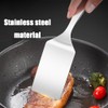 Metal Shovel Stainless Steel Metal Grill Flat Pancake Flipper Suitable