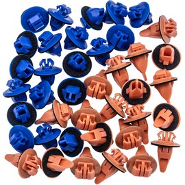 Rexka 20 Sets Fender Flare Clip Kit 75495-35010 75397-35010 Compatible with Toyota Tacoma RAV4 Highlander FJ Cruiser