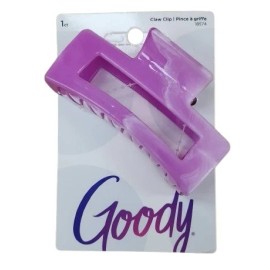 Goody Claw Clip Purple Marble Hair Accessory Strong Grip Stylish Hold 1ct
