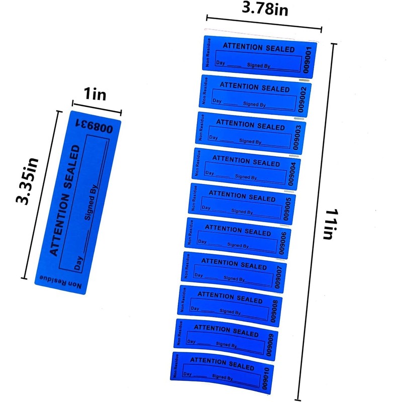Stamp Evident - Void, Sealed Warranty Sticker, Security Label 25